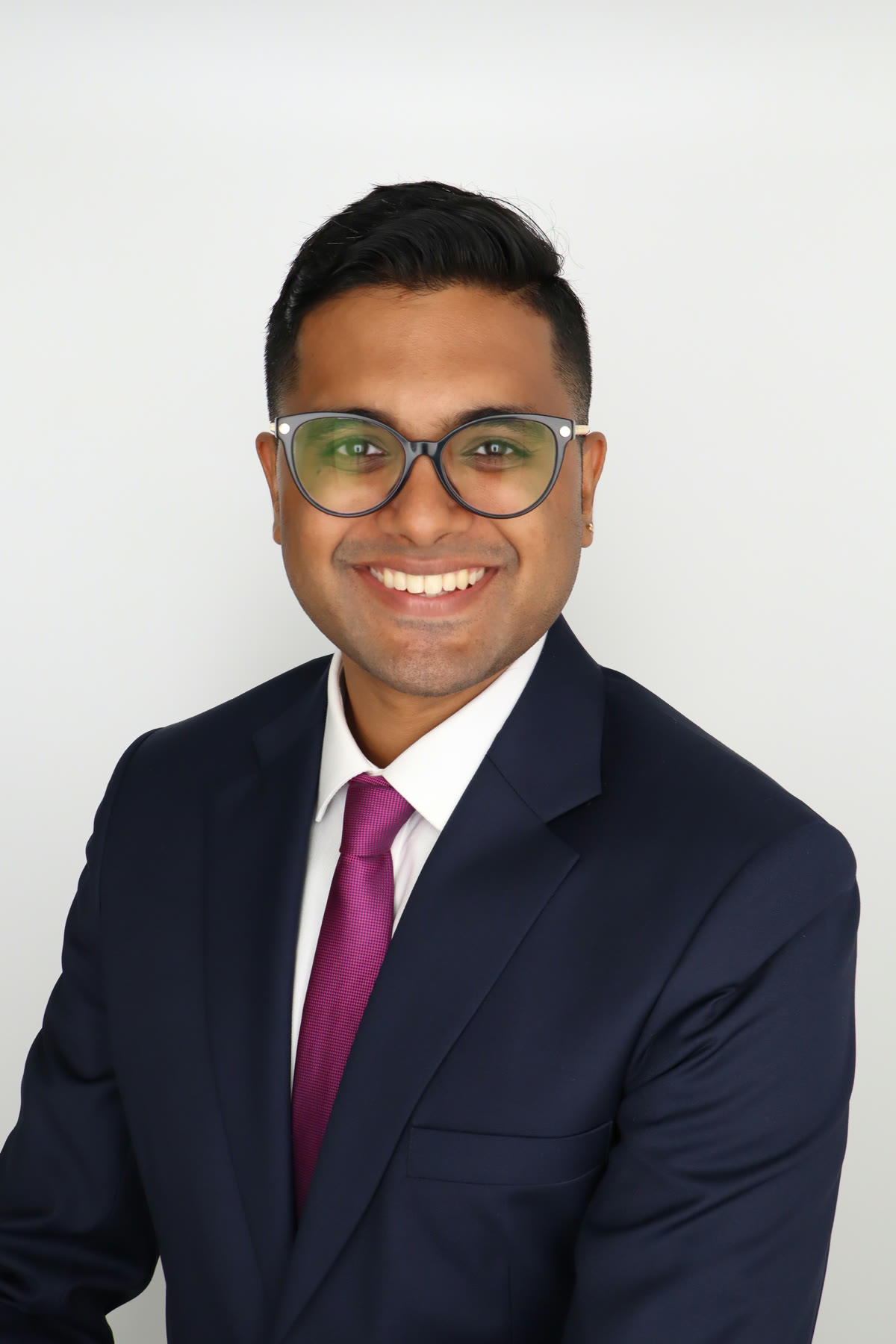 Ramana Sabapathy — studio portrait, navy suit